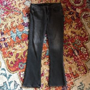 AE stretch skinny kick jeans